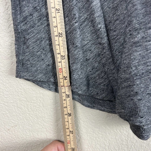 Madewell Shirt‎ Women Small Gray Burnout Short Sleeve - Picture 11 of 14